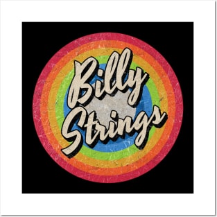 Vintage Style circle - billy strings Posters and Art